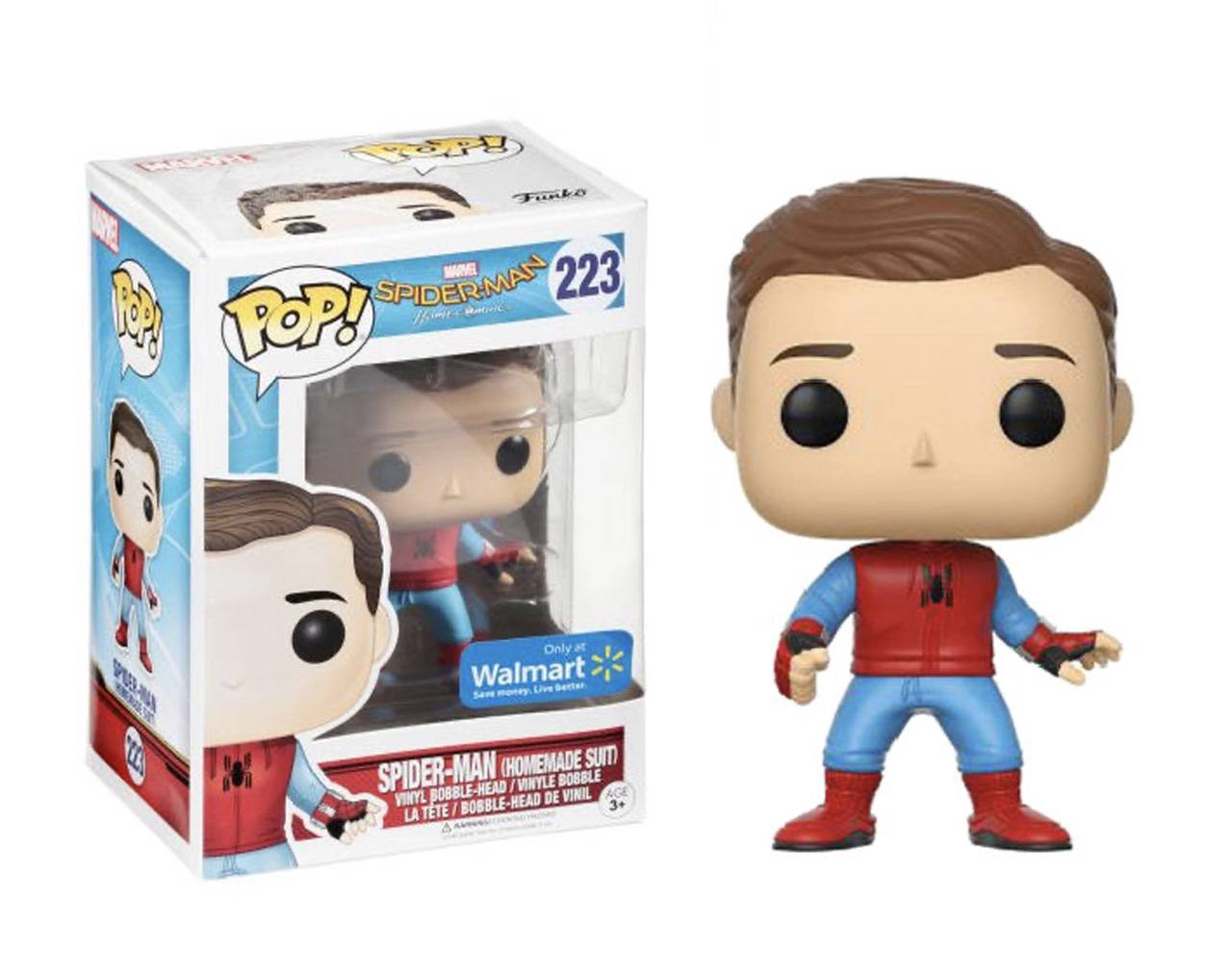 Spider-Man Homemade Suit (Unmasked) Pop! Vinyl
		
		
			ID: 001147