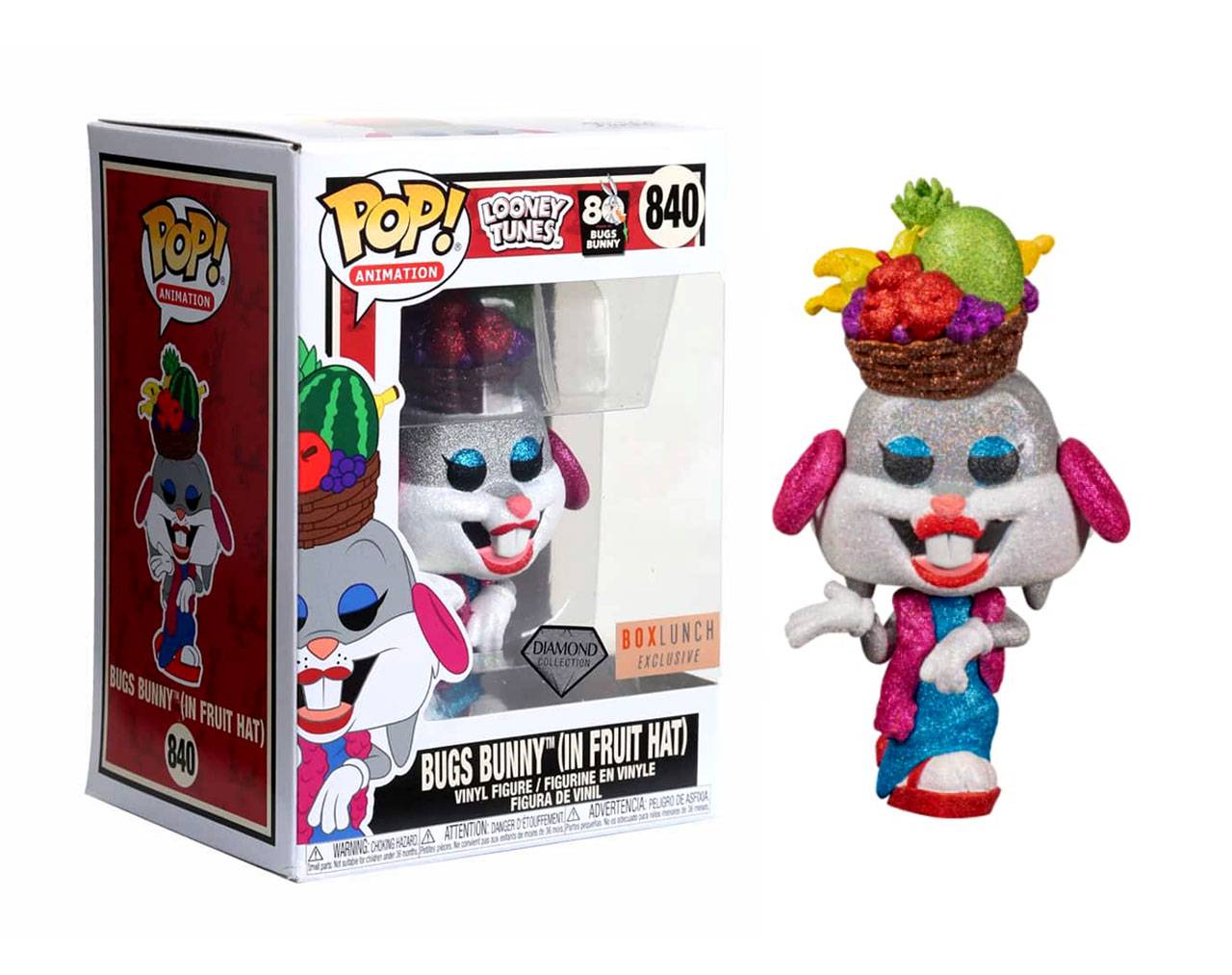 Bugs Bunny in Fruit Hat (Diamond Collection) Pop! Vinyl
		
		
			ID: 001386