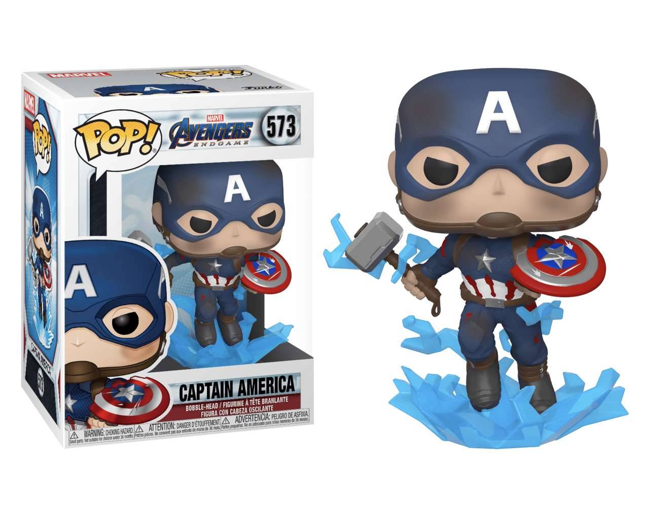 Captain America with Mjolnir - Marvel Avengers Endgame Pop! Vinyl
ID: 000195