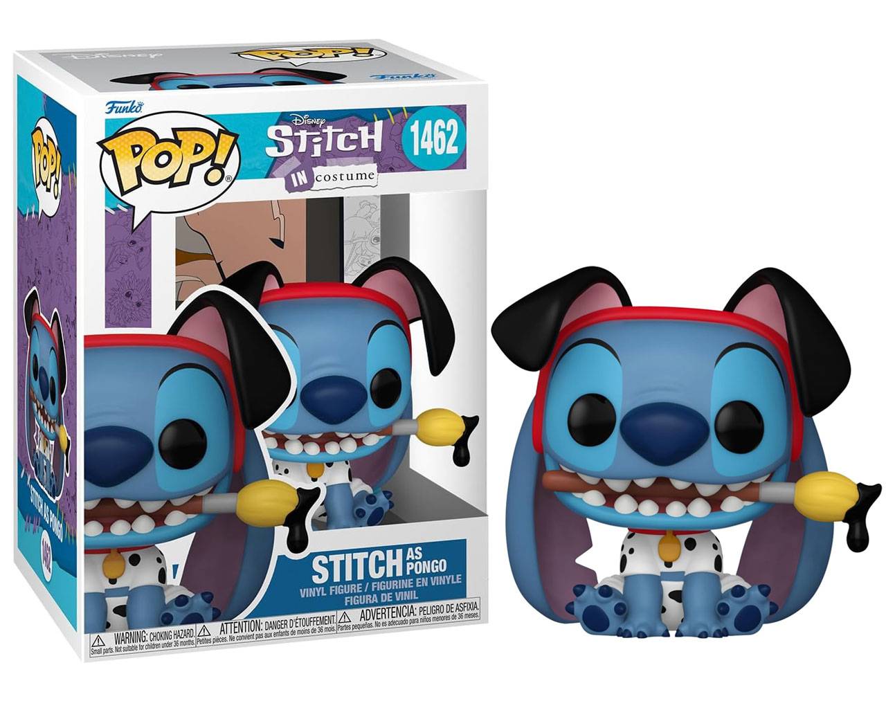 Stitch as Pongo (101 Dalmatians)  - Stitch in Costume Pop! Vinyl
		
		
			ID: 001972