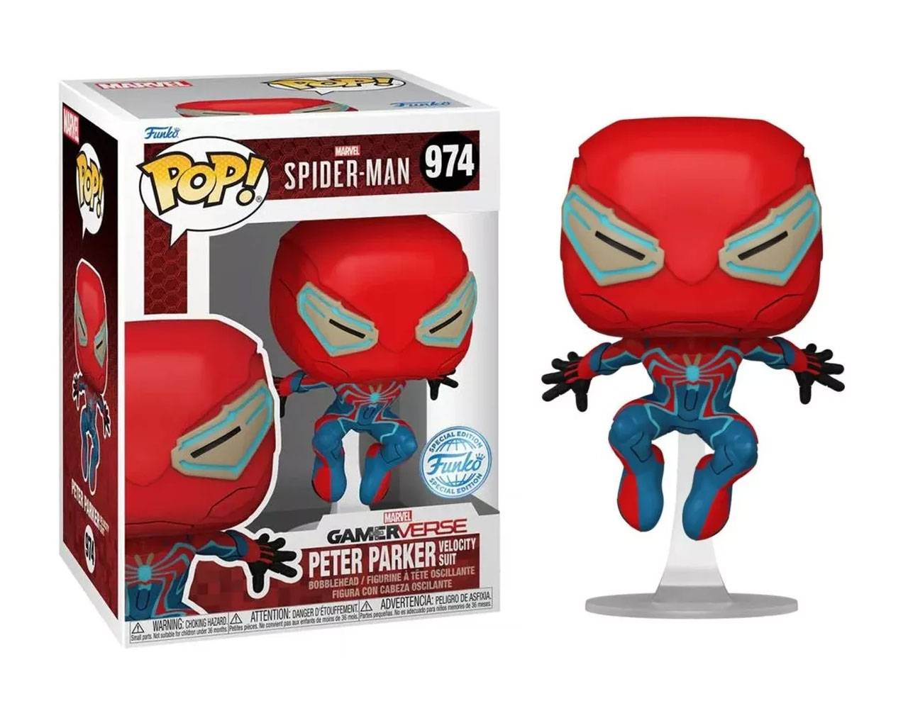 Peter Parker Velocity Suit - Spider-Man - Funko Pop! Vinyl
		
		
			ID: 002001