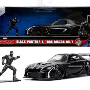 Black Panther & 1995 Mazda RX-7 1:32 – Marvel Avengers – Jada Toys
ID: 002036