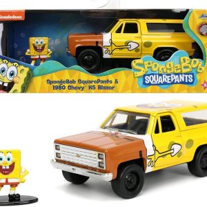 Spongebob Squarepants & 1980 Chevrolet K5 Blazer 1:32 – Spongebob Squarepants – Jada Toys
ID: 002038