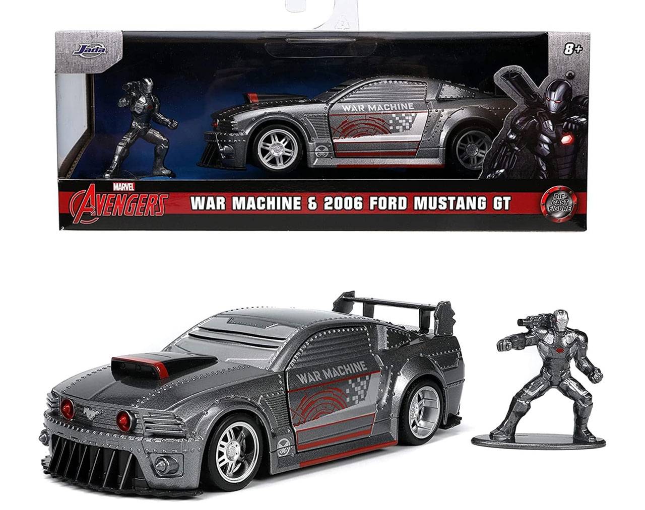 War Machine & 2006 Ford Mustang GT 1:32 - Marvel Avengers - Jada Toys
		
		
			ID: 002042