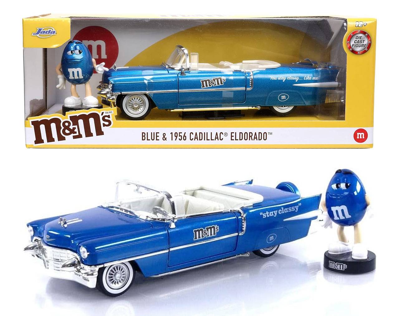 Blue & 1956 Cadillac El Dorado 1:24 - M&M's - Die-Cast Jada Toys
		
		
			ID: 002051