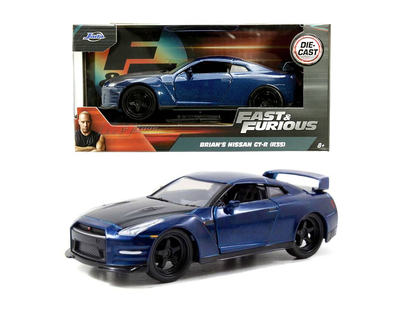 Brian's Nissan GT-R (R35) 1:32 - Fast and Furious - Die-Cast Jada Toys
		
		
			ID: 002097