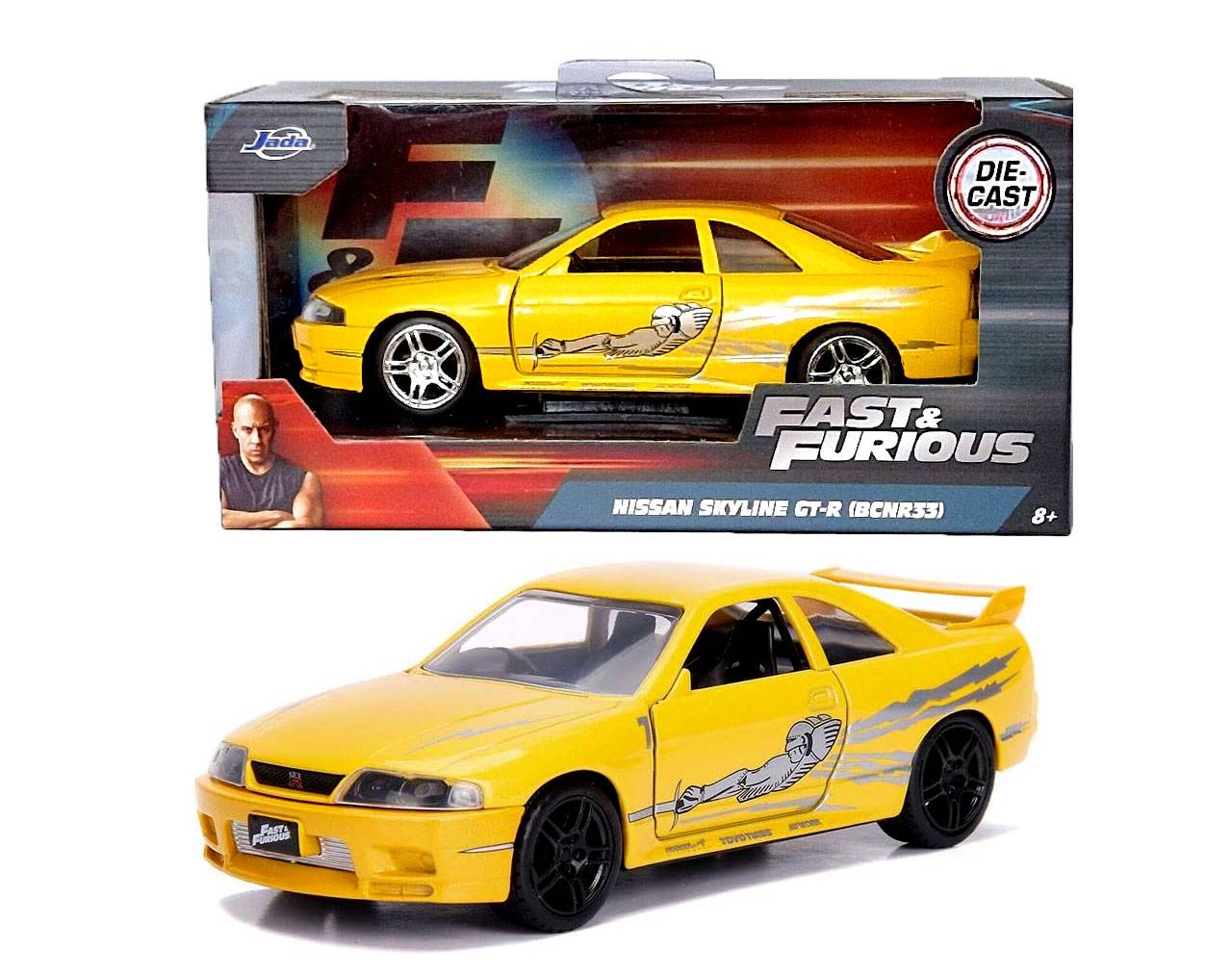 Nissan Skyline GT-R (BCNR33) 1:32 - Fast and Furious - Die-Cast Jada Toys
ID: 002111