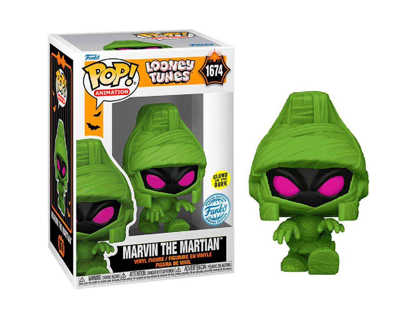 Marvin The Martian In Mummy Costume (Glows in the Dark) - Looney Tunes Pop! Vinyl
		
		
			ID: 002172