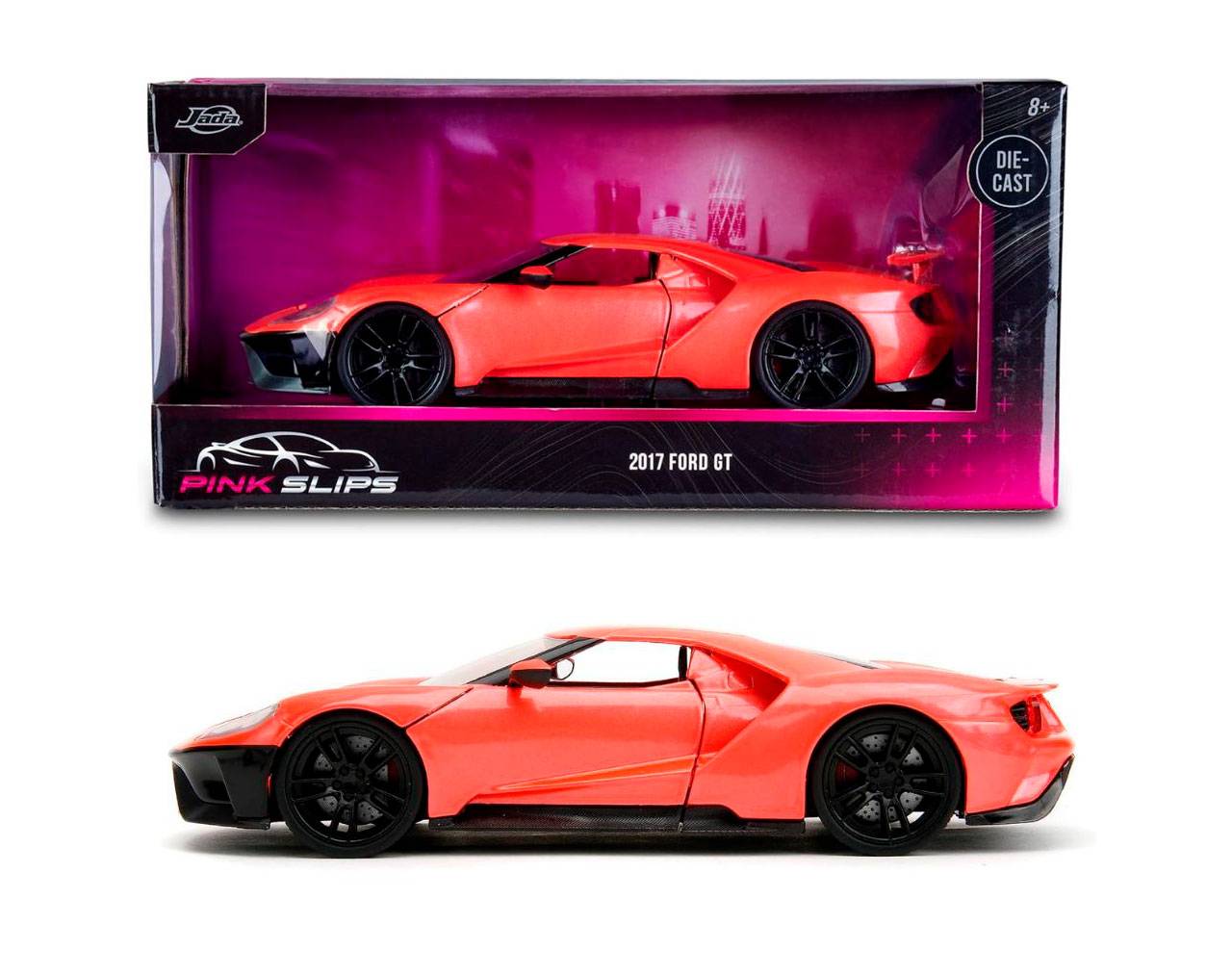 2017 Ford GT (Salmon) 1:24 - Pink Slips - Die-Cast Jada Toys
		
		
			ID: 002203