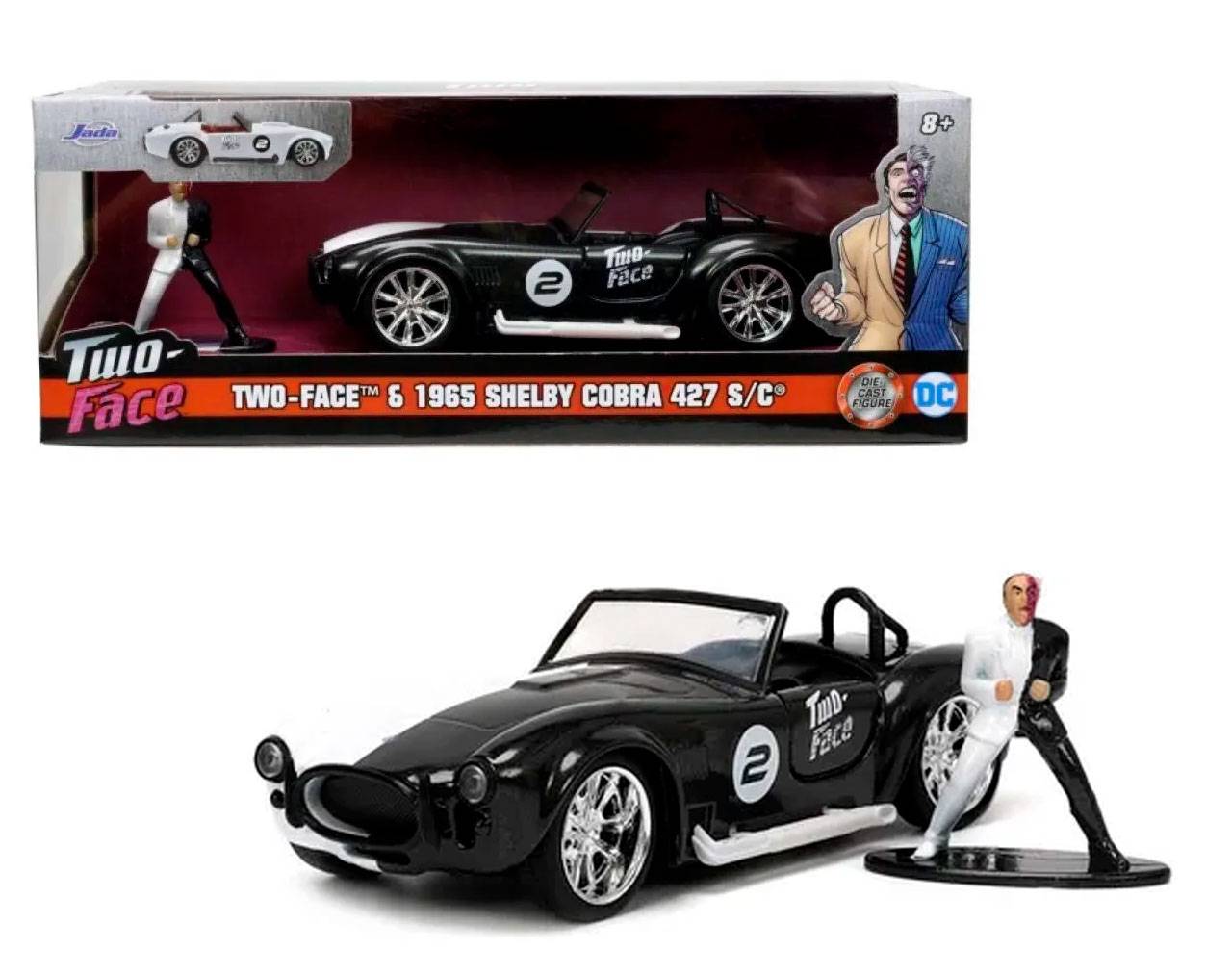 Two-Face & 1965 Shelby Cobra 427 - DC Comics - Die Cast Jada Toys
		
		
			ID: 002204