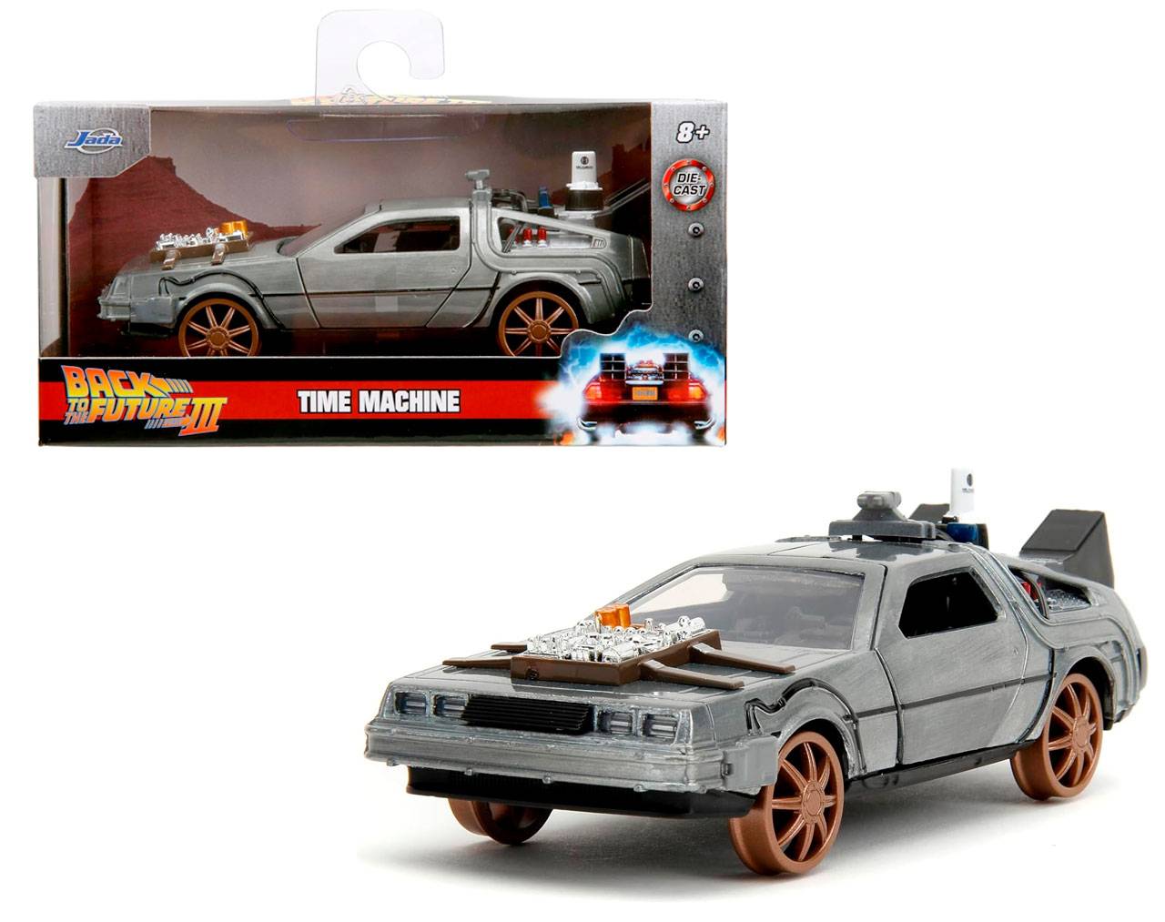 DeLorean Time Machine 1:32 - Back to the Future III - Die Cast Jada Toys
ID: 002206