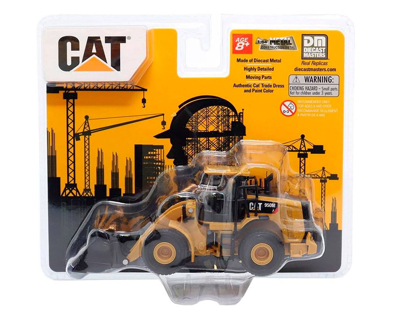Wheel Loader CAT 950M 1:64 - Construction Metal - CAT Die Cast Masters
		
		
			ID: 002210