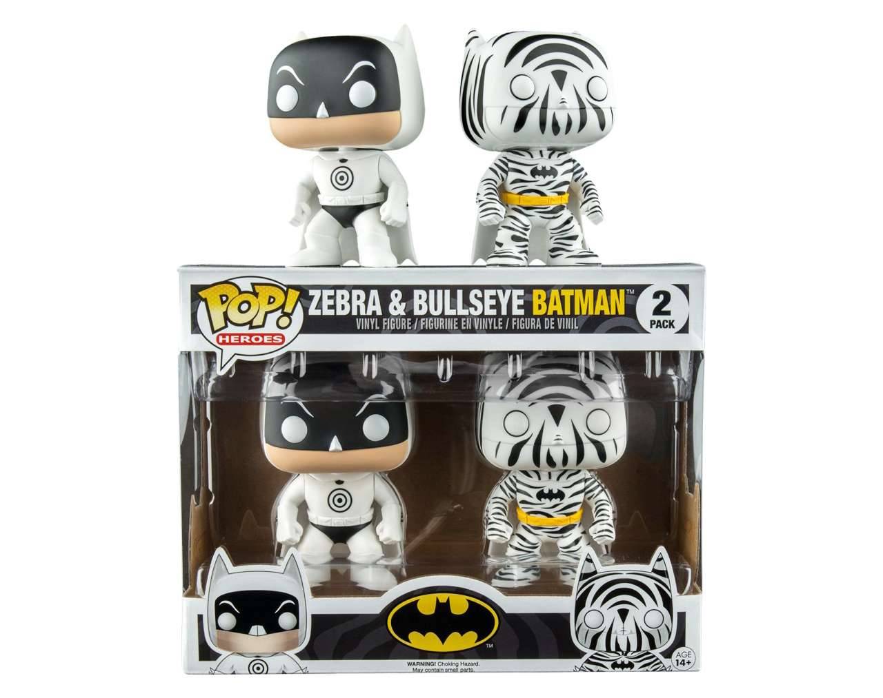 Zebra & Bullseye Batman (Double Pack) Pop! Vinyl
		
		
			ID: 000092